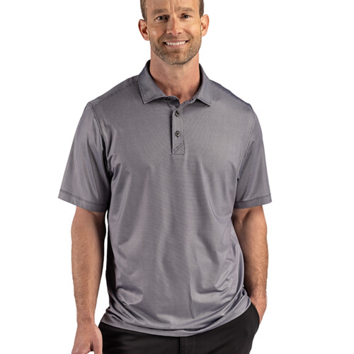 Cutter & Buck Pike Recycled Lattice Print Mens Big & Tall Polo Thumbnail
