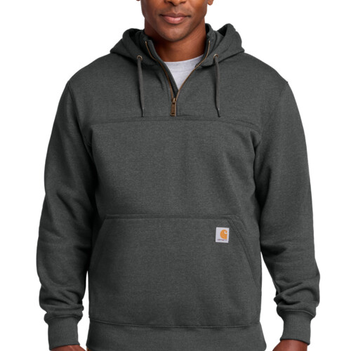Tall Rain Defender ® Paxton Heavyweight Hooded Zip Mock Sweatshirt Thumbnail