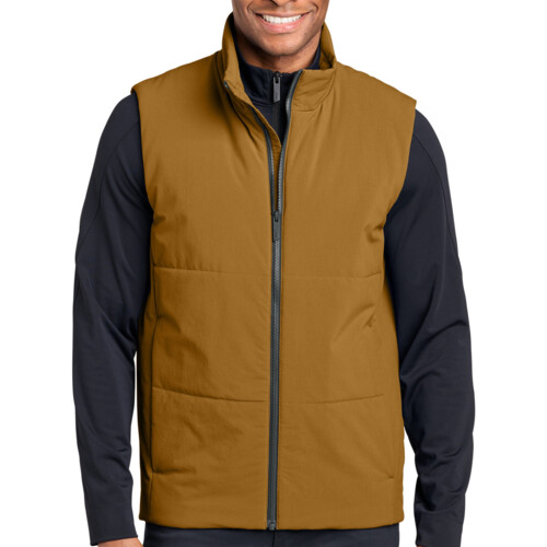 Sashiko Stretch Puffy Vest Thumbnail