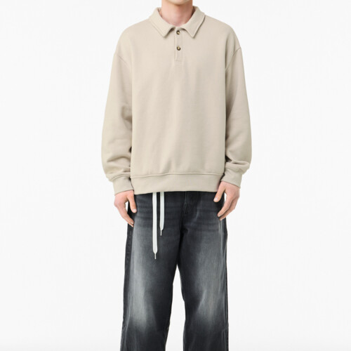 Unisex 10 Ounce Polo Sweatshirt Thumbnail