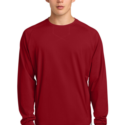 Sport Wick ® Stretch Pocketed Crewneck Thumbnail