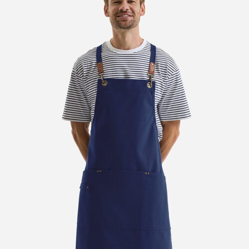 Unisex Clip & Clasp Cross-Back Bib Apron Thumbnail