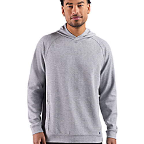 Cutter & Buck Drift Epic Versatility Recycled Textured Knit Mens Big & Tall Hooded Pullover Thumbnail