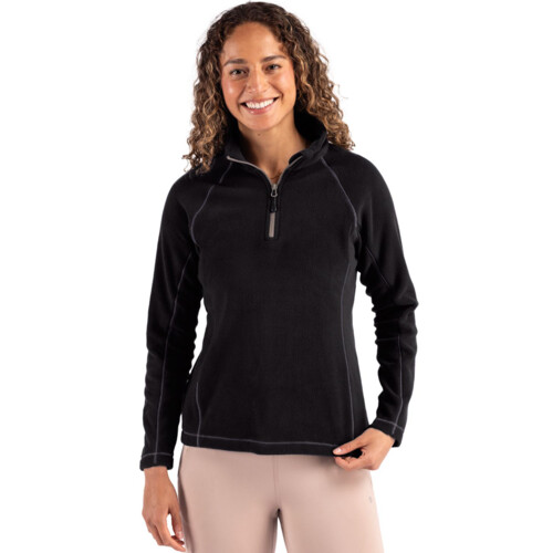 Clique Powder Recycled Fleece Womens Quarter Zip Jacket Thumbnail