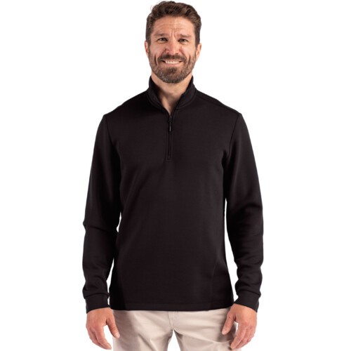 Clique Haven Recycled Mens Quarter Zip Sweatshirt Thumbnail