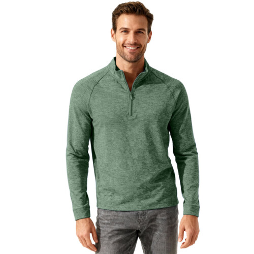 Clique Dash Recycled Mens Quarter Zip Sweatshirt Thumbnail