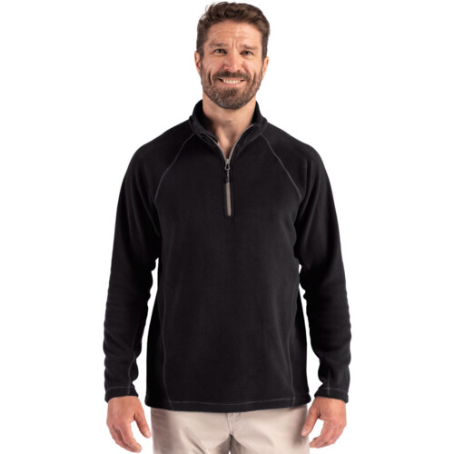 Clique Powder Recycled Fleece Mens Quarter Zip Jacket Thumbnail