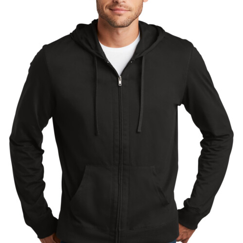 District Jersey Full Zip Hoodie DT1100 Jersey Full Zip Hoodie Thumbnail