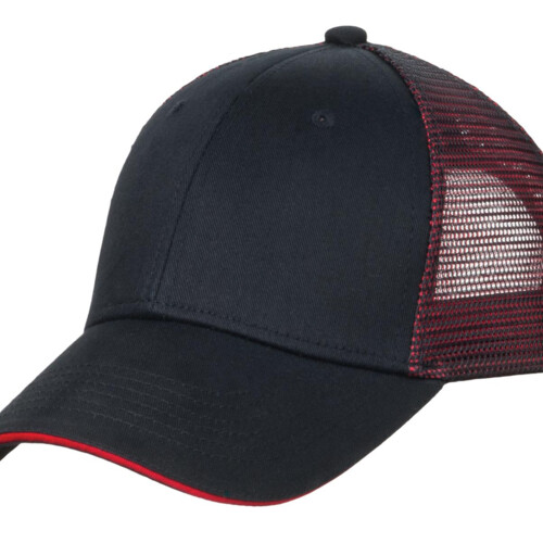 Port Authority Double Mesh Snapback Sandwich Bill Cap C818 Double Mesh Snapback Sandwich Bill Cap Thumbnail