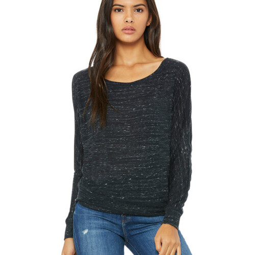 Bella + Canvas Ladies' Flowy Long-Sleeve Off Shoulder T-Shirt 8850 Ladies' Flowy Long-Sleeve Off Shoulder T-Shirt Thumbnail