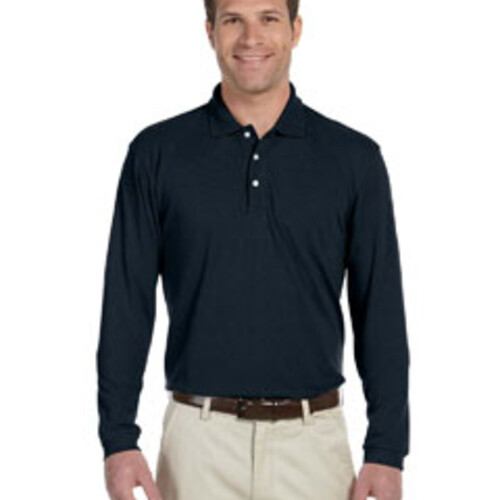 Harriton Men's Easy Blend™ Long-Sleeve Polo M265L Men's Easy Blend™ Long-Sleeve Polo Thumbnail