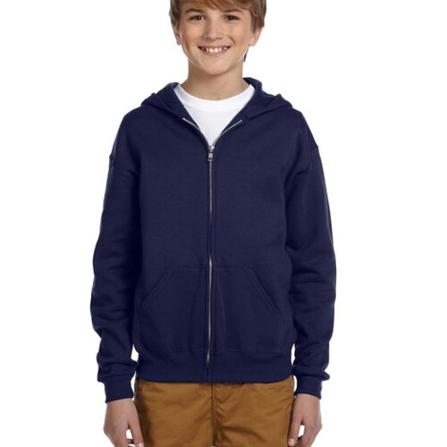 Jerzees Youth NuBlend® Fleece Full-Zip Hooded Sweatshirt 993B Youth NuBlend® Fleece Full-Zip Hooded Sweatshirt Thumbnail
