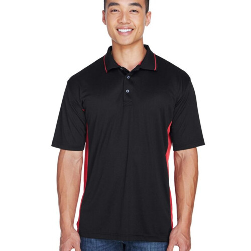 UltraClub Men's Cool & Dry Sport Two-Tone Polo 8406 Men's Cool & Dry Sport Two-Tone Polo Thumbnail
