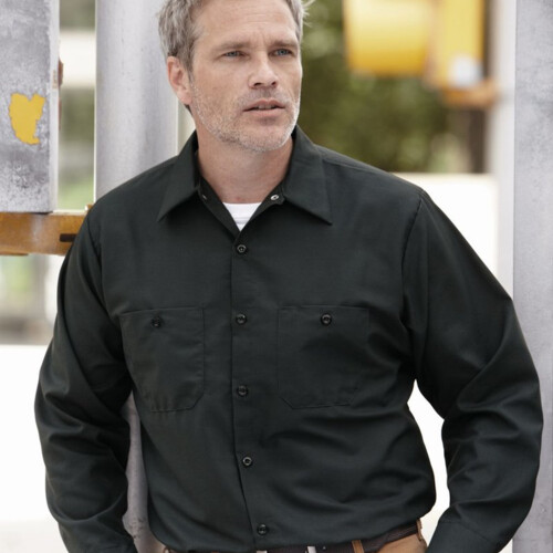 Red Kap Men's Industrial Long Sleeve Work Shirt SP14 Men's Industrial Long Sleeve Work Shirt Thumbnail