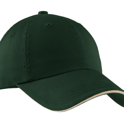 Port Authority Sandwich Bill Cap with Striped Closure C830 Sandwich Bill Cap with Striped Closure Thumbnail
