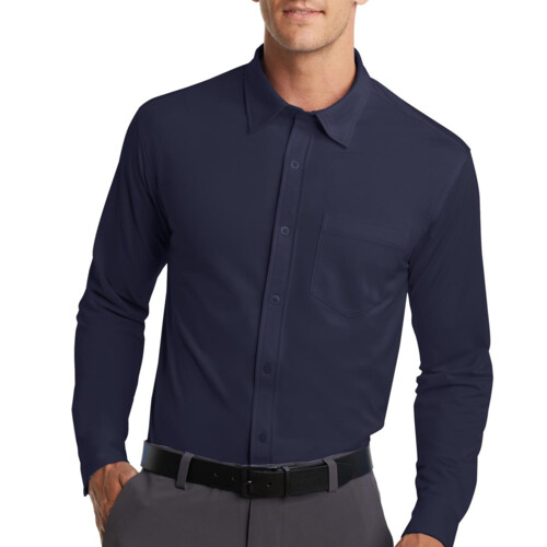 Port Authority Dimension Knit Dress Shirt K570 Dimension Knit Dress Shirt Thumbnail
