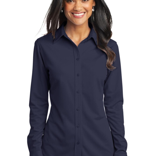 Port Authority Women's Dimension Knit Dress Shirt L570 Women's Dimension Knit Dress Shirt Thumbnail