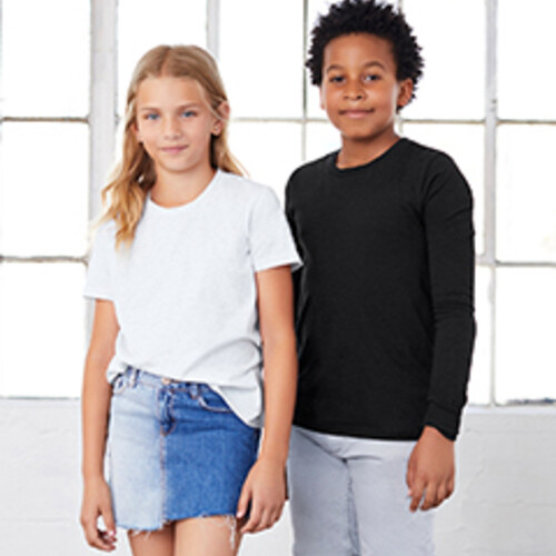 Bella + Canvas Youth Jersey Long-Sleeve T-Shirt 3501Y Youth Jersey Long-Sleeve T-Shirt Thumbnail