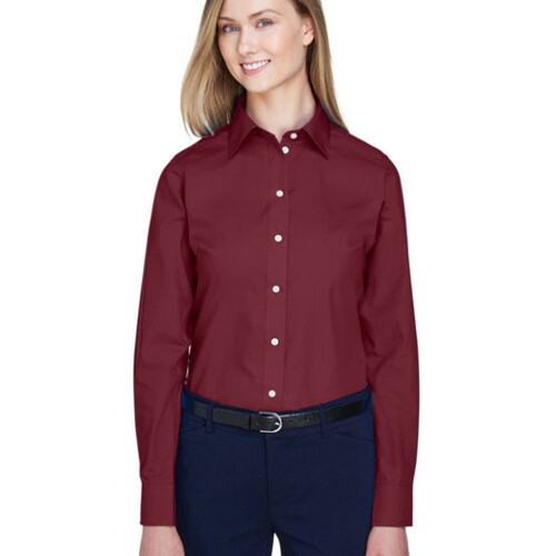 Devon & Jones Ladies' Crown Collection® Solid Broadcloth Woven Shirt D620W Ladies' Crown Collection® Solid Broadcloth Woven Shirt Thumbnail