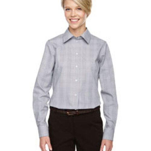 Devon & Jones Ladies' Crown Collection® Glen Plaid Woven Shirt DG520W Ladies' Crown Collection® Glen Plaid Woven Shirt Thumbnail