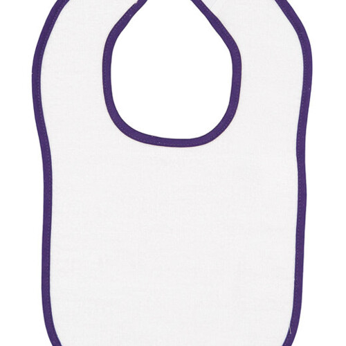 Rabbit Skins Infant Contrast Trim Terry Bib 1003 Infant Contrast Trim Terry Bib Thumbnail