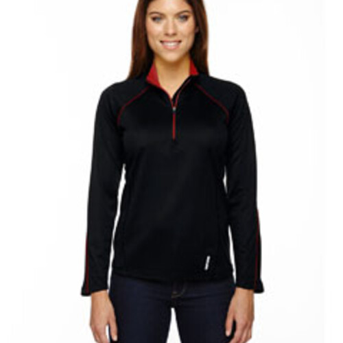North End Ladies' Radar Quarter-Zip Performance Long-Sleeve Top 78187 Ladies' Radar Quarter-Zip Performance Long-Sleeve Top Thumbnail