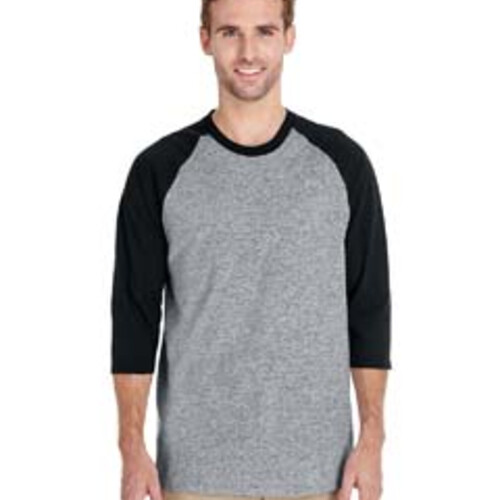 Gildan Adult Heavy Cotton™ Three-Quarter Raglan Sleeve T-Shirt G570 Adult Heavy Cotton™ Three-Quarter Raglan Sleeve T-Shirt Thumbnail