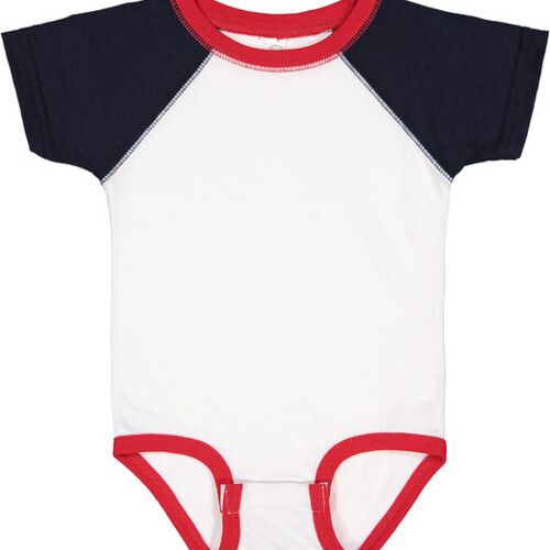 Rabbit Skins Infant Baseball Bodysuit RS4430 Infant Baseball Bodysuit Thumbnail