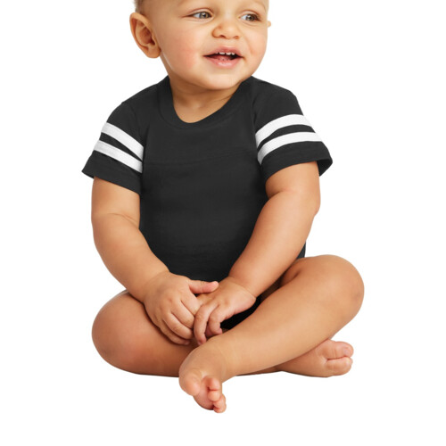 Rabbit Skins Infant Football Fine Jersey Bodysuit RS4437 Infant Football Fine Jersey Bodysuit Thumbnail