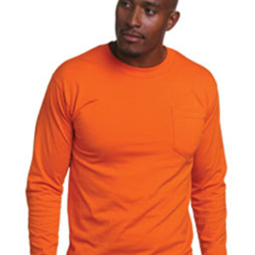 Bayside Adult USA Made Long-Sleeve T-Shirt with Pocket BA1730 Adult USA Made Long-Sleeve T-Shirt with Pocket Thumbnail