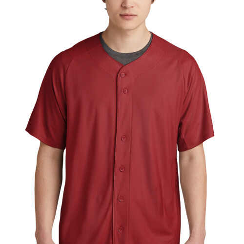 New Era Diamond Era Full Button Jersey NEA220 Diamond Era Full Button Jersey Thumbnail