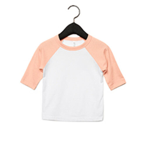 Bella + Canvas Toddler Three-Quarter Sleeve Baseball T-Shirt 3200T Toddler Three-Quarter Sleeve Baseball T-Shirt Thumbnail