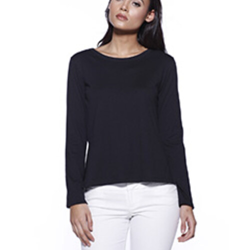StarTee Ladies' CVC High Low Long-Sleeve T-Shirt ST1471 Ladies' CVC High Low Long-Sleeve T-Shirt Thumbnail