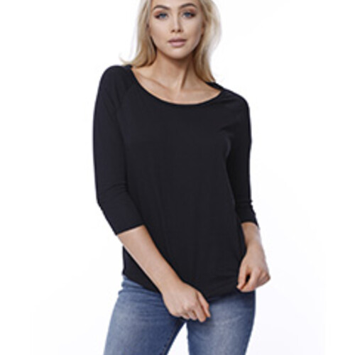 StarTee Ladies' CVC Long-Sleeve Raglan ST1475 Ladies' CVC Long-Sleeve Raglan Thumbnail