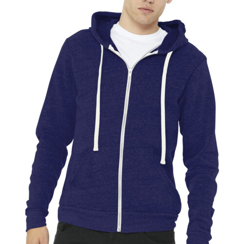 Bella + Canvas Unisex Triblend Sponge Fleece Full Zip Hoodie BC3909 Unisex Triblend Sponge Fleece Full Zip Hoodie Thumbnail