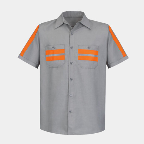 Men's Enhanced Visibility Industrial Work Shirt Thumbnail