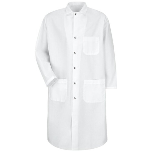 Men's Snap-Front Spun Polyester Butcher Coat Thumbnail