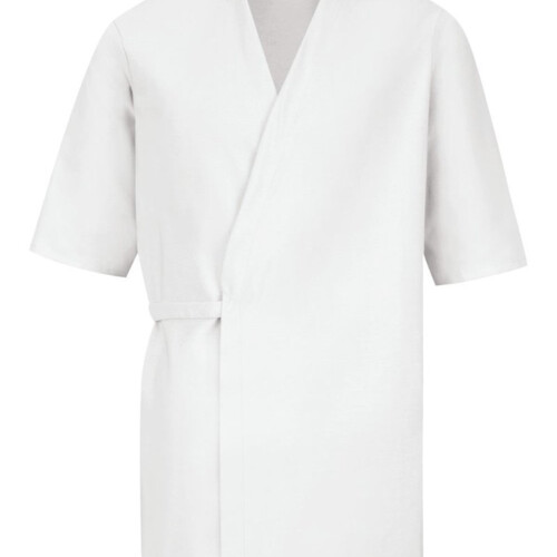 Men's Collarless Poplin Butcher Wrap Thumbnail