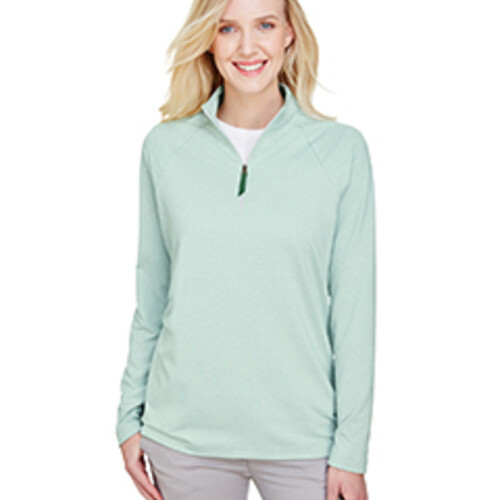 Devon & Jones CrownLux Performance® Ladies' Clubhouse Micro-Stripe Quarter-Zip DG480W CrownLux Performance® Ladies' Clubhouse Micro-Stripe Quarter-Zip Thumbnail