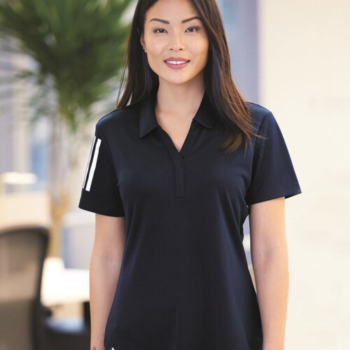 Adidas Women's Floating 3-Stripes Polo A481 Women's Floating 3-Stripes Polo Thumbnail