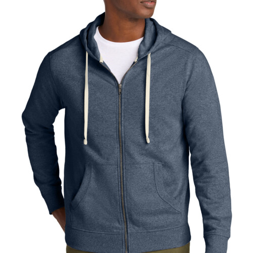 District Re Fleece Full Zip Hoodie DT8102 Re Fleece Full Zip Hoodie Thumbnail