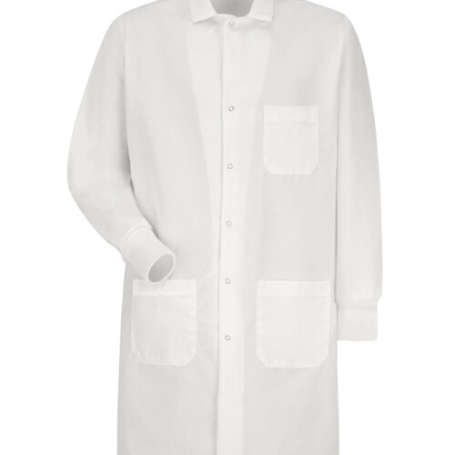 Unisex Poplin Specialized Cuffed Lab Coat Thumbnail