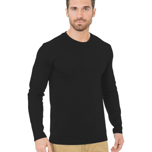 Bayside Unisex Fine Jersey Long-Sleeve Crew T-Shirt BA9550 Unisex Fine Jersey Long-Sleeve Crew T-Shirt Thumbnail