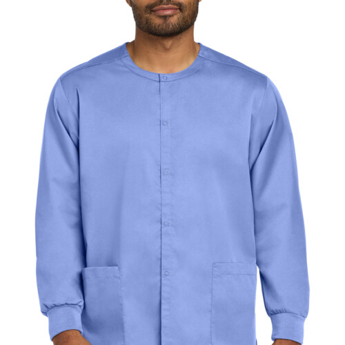 Unisex WorkFlex Snap Front Scrub Jacket Thumbnail