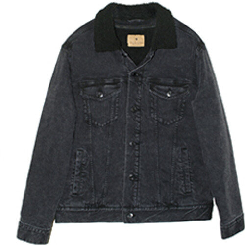 Threadfast Apparel Unisex Sherpa-Lined Denim Jacket 372J Unisex Sherpa-Lined Denim Jacket Thumbnail