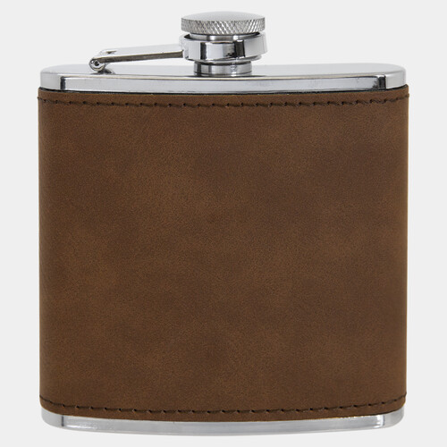 6 oz. Laserable Stainless Steel Flask Thumbnail