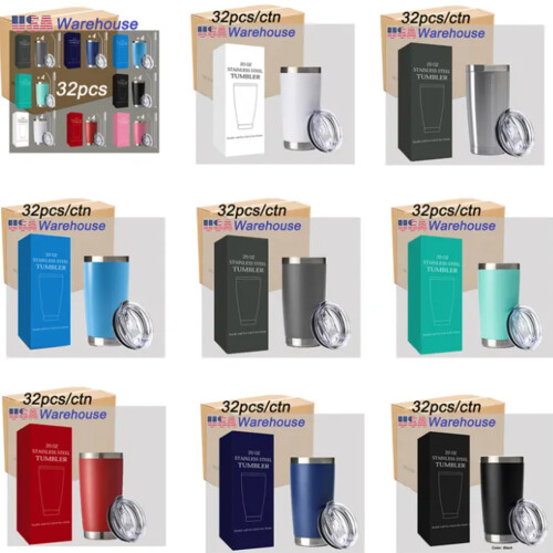 Double Walled Vacuum 20oz Stainless Steel Tumbler with lid + Metal straw kit Thumbnail