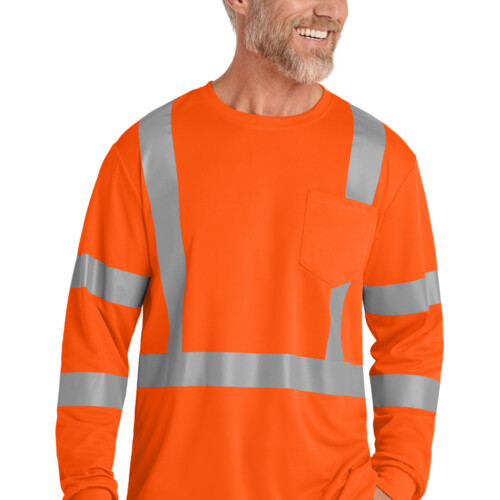 CornerStone Ansi 107 Class 3 Mesh Long Sleeve Tee CS203 Ansi 107 Class 3 Mesh Long Sleeve Tee Thumbnail