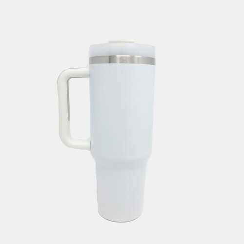 40 oz. Twin Wall Stainless Steel Tumbler With Handle Thumbnail