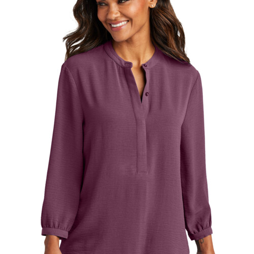 Port Authority Women's 3/4 Sleeve Textured Crepe Tunic LW713 Women's 3/4 Sleeve Textured Crepe Tunic Thumbnail